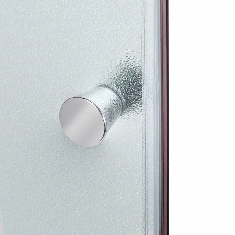 Душовий бокс Lidz Kubis SB90x90 матове скло Frost 4 мм 90x90 см білий алюміній