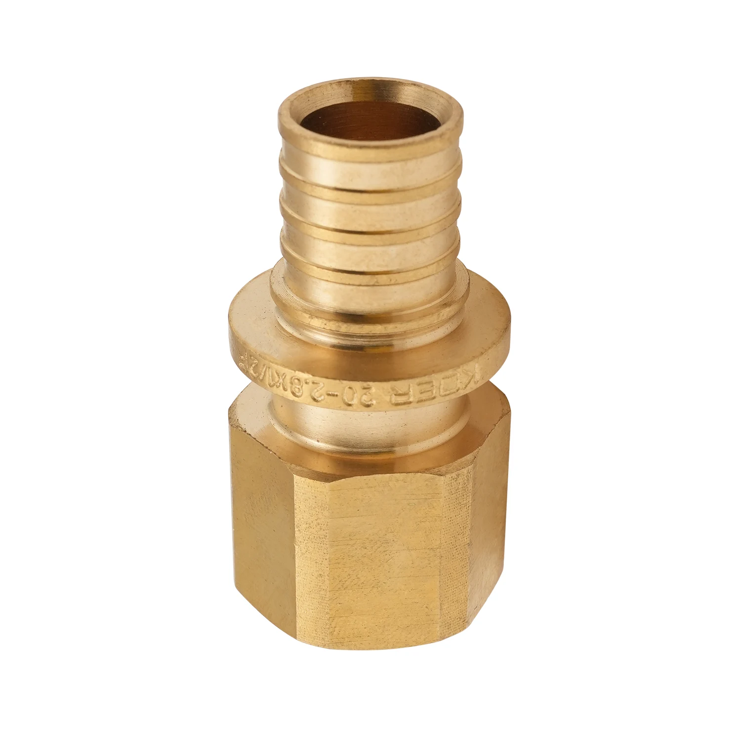 Перехідник Ніпель Koer KA.A06F-20 20(2.8mm) x 1/2"F Латунь