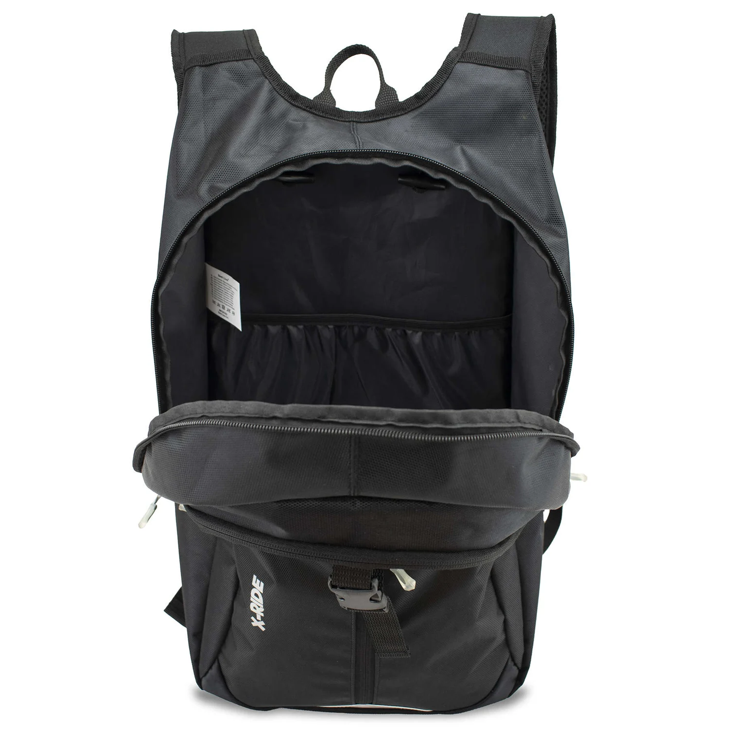 Рюкзак міський Semi Line A3037-1 25 л 600D Polyester PVC чорний 530х300х160 мм