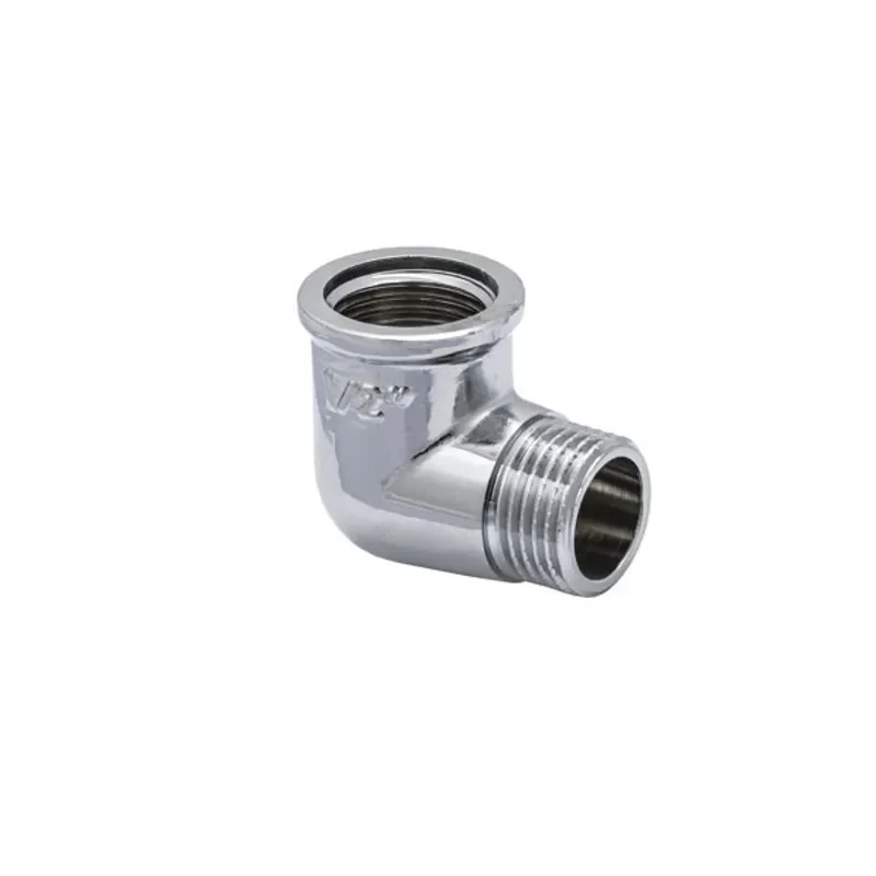Кут 1/2'' НВ ніпель Koer KF.L06MF.CHR хром