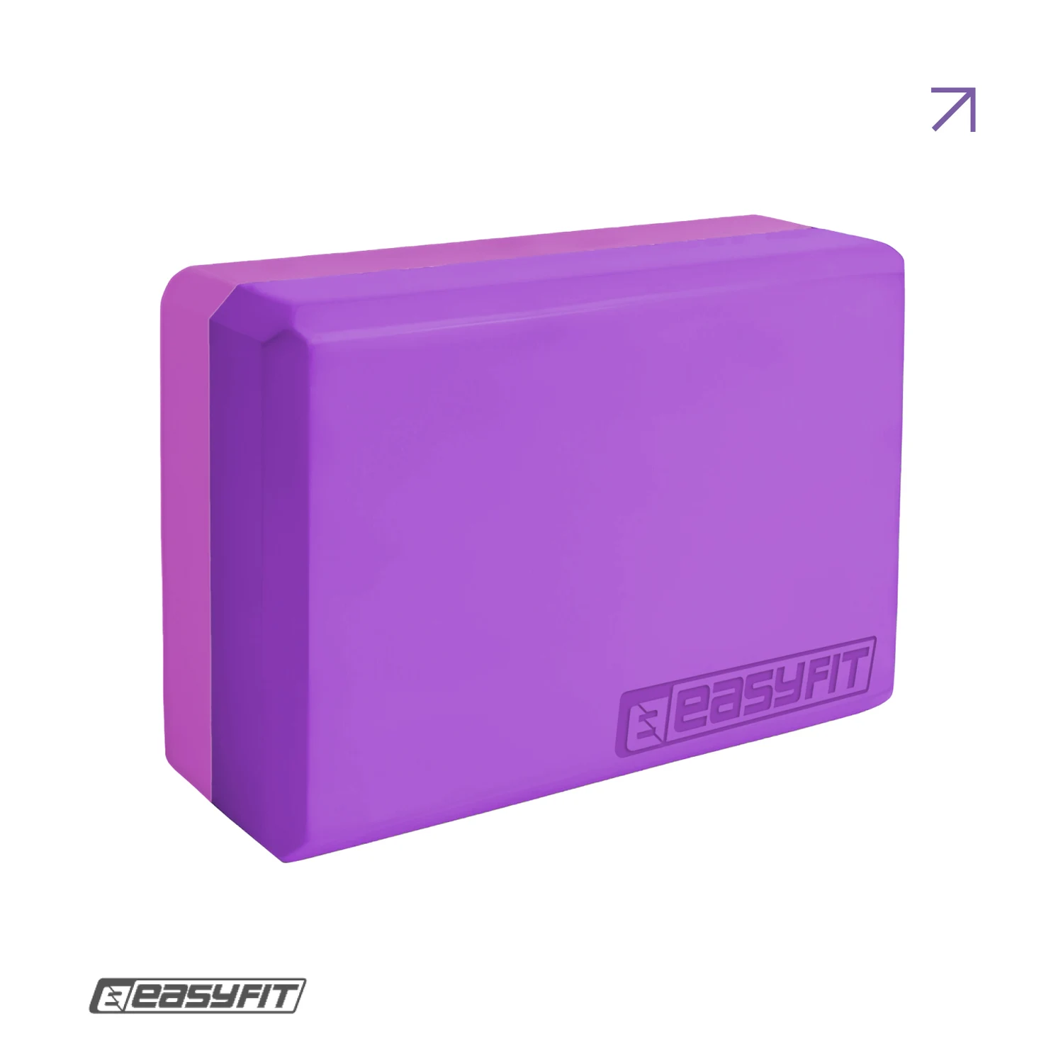 Кубик для йоги EasyFit Polarity 30x15x5 см EVA різнокольоровий