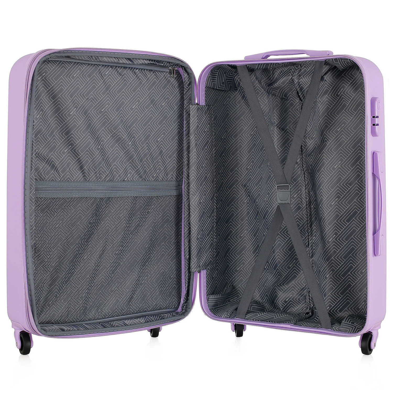 Чемодан Semi Line T5926-2 середній 65 л ABS-пластик Light Violet
