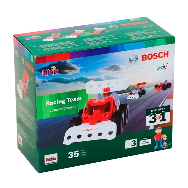Конструктор Klein Bosch Mini 3 в 1 Команда болідів 34 деталі пластик 3 роки