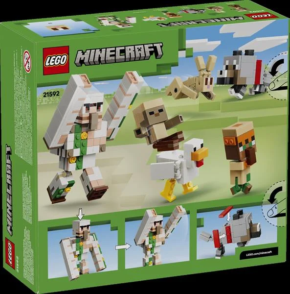 Конструктор LEGO Minecraft Курячий Жокей 428 деталей Пластик 21592
