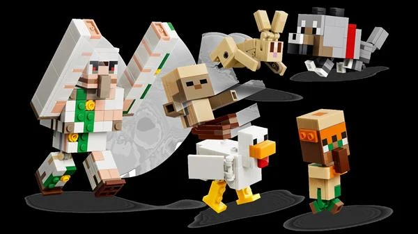 Конструктор LEGO Minecraft Курячий Жокей 428 деталей Пластик 21592