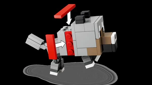 Конструктор LEGO Minecraft Курячий Жокей 428 деталей Пластик 21592