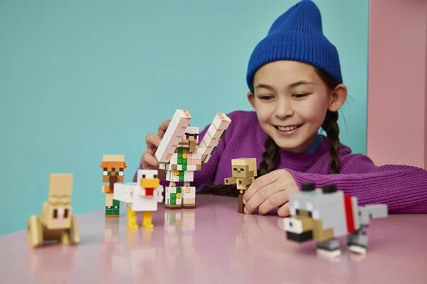 Конструктор LEGO Minecraft Курячий Жокей 428 деталей Пластик 21592