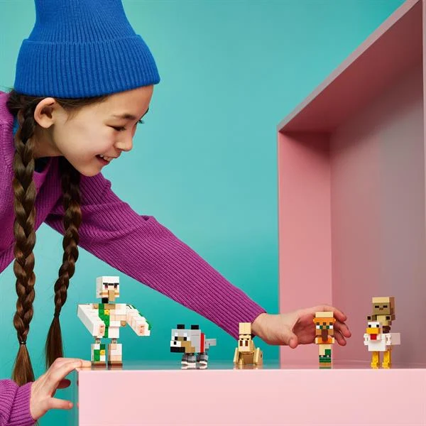 Конструктор LEGO Minecraft Курячий Жокей 428 деталей Пластик 21592