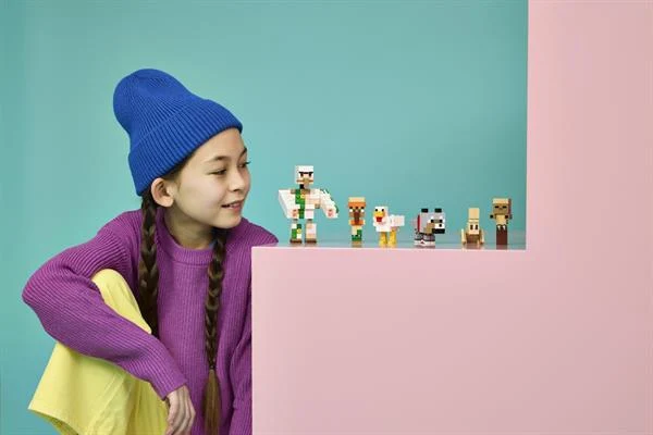 Конструктор LEGO Minecraft Курячий Жокей 428 деталей Пластик 21592