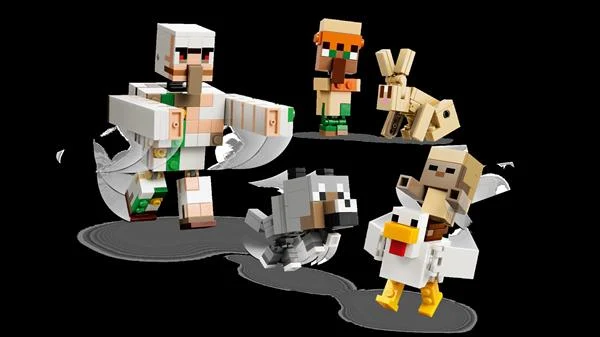 Конструктор LEGO Minecraft Курячий Жокей 428 деталей Пластик 21592