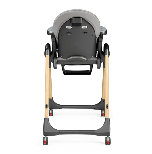 Стільчик для годування Peg-Perego Prima Pappa Follow Me 75,5х55,5х104,5 см еко-шкіра сірий