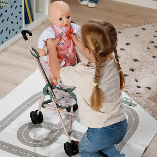 Коляска для ляльки Baby Born Тропіки з ременем безпеки пластикова для ляльок до 46 см 53 см