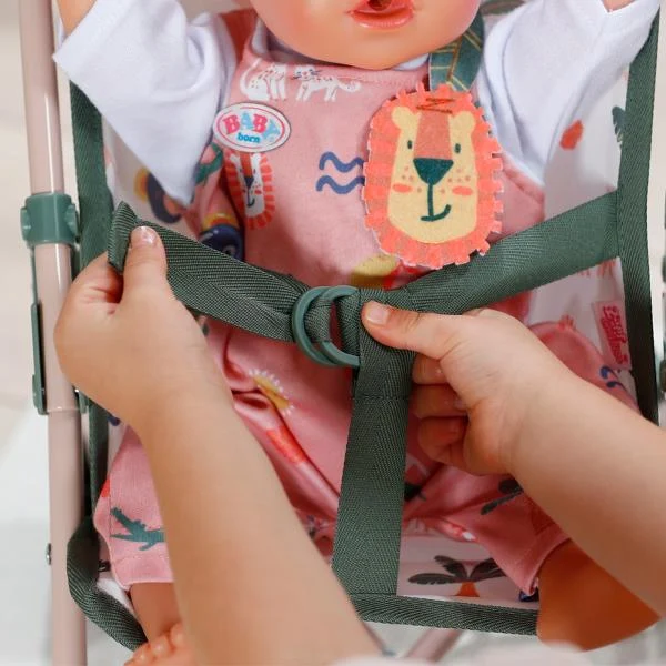 Коляска для ляльки Baby Born Тропіки з ременем безпеки пластикова для ляльок до 46 см 53 см