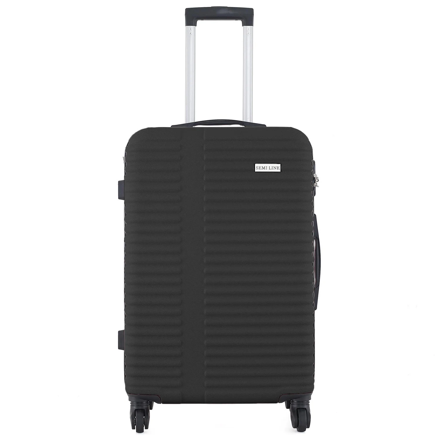 Чемодан Semi Line 24" (M) чорний ABS-пластик 66x43,5x25 см 60 л