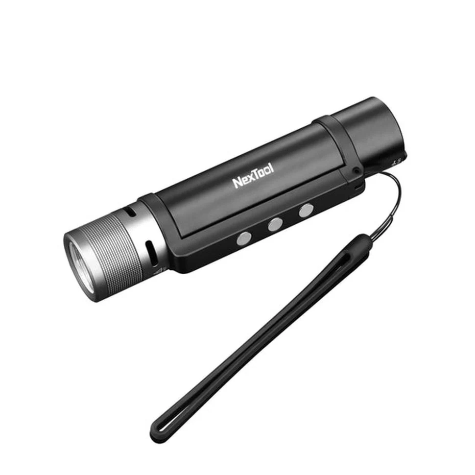 Світлодіодний ліхтар NexTool 6в1 1000 лм з магнітом та функцією Power Bank алюміній 34х160,5 мм