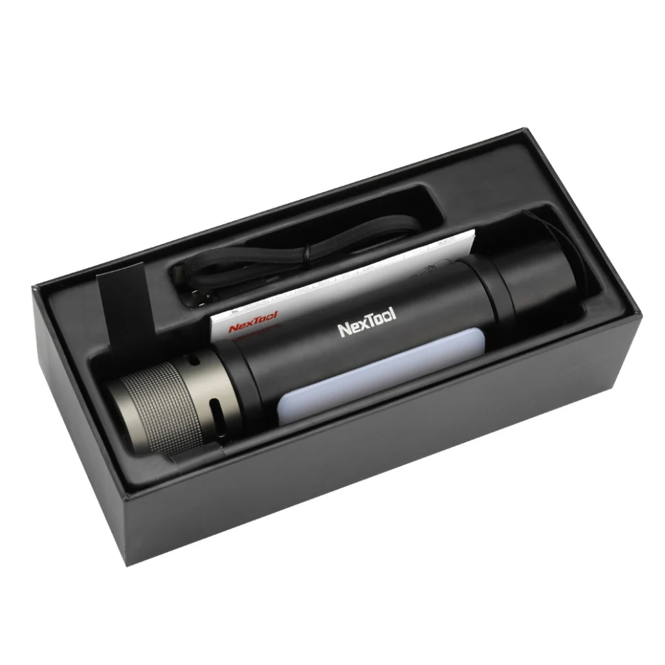 Світлодіодний ліхтар NexTool 6в1 1000 лм з магнітом та функцією Power Bank алюміній 34х160,5 мм