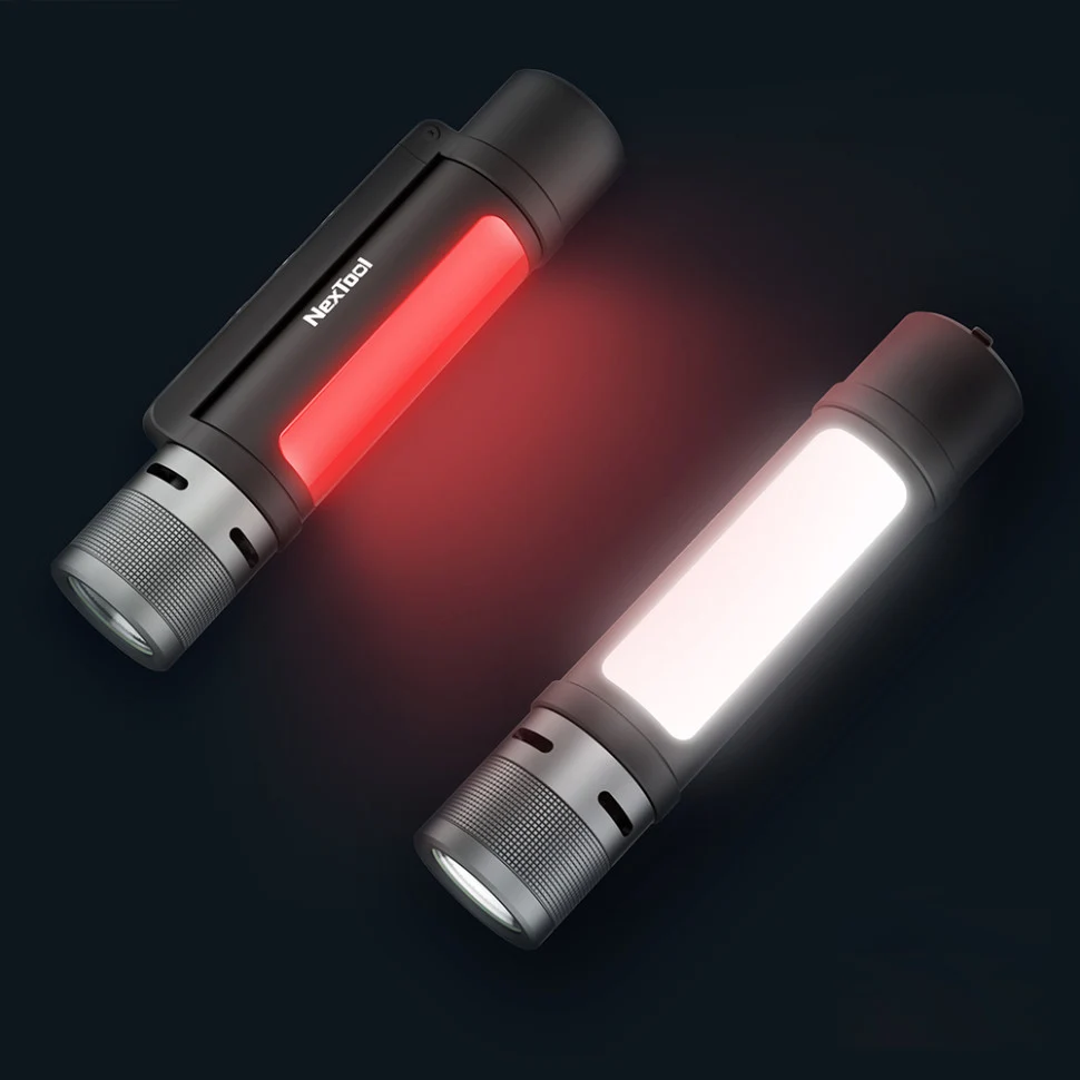 Світлодіодний ліхтар NexTool 6в1 1000 лм з магнітом та функцією Power Bank алюміній 34х160,5 мм