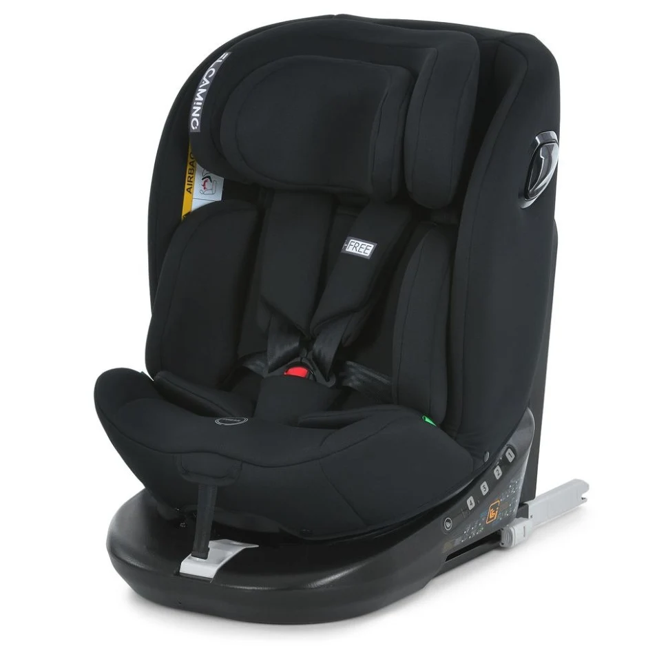 Автокрісло i-FREE ME 1187 0+/1/2/3 поворотне чорне пластик-текстиль 40-150 см