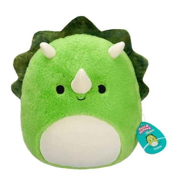 М'яка іграшка Squishmallows Трицератопс Трістан 30 см Плюш Різнобарвний