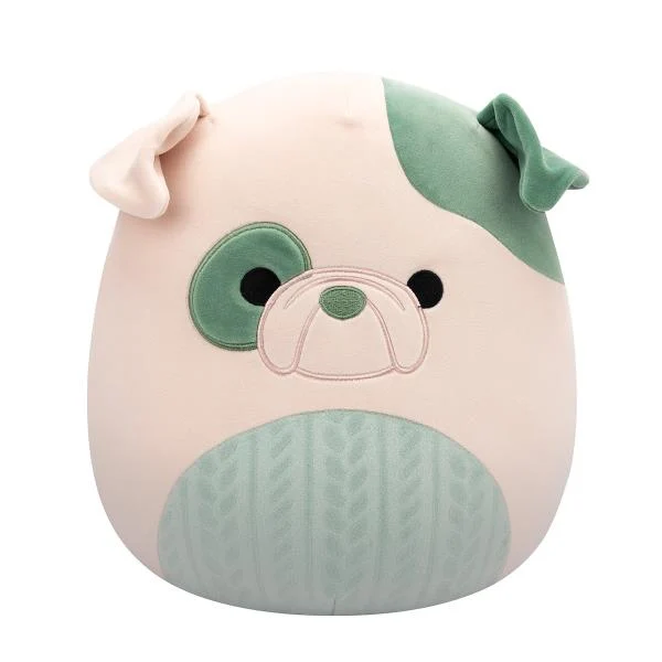 М'яка іграшка Squishmallows Бульдог Августін 30 см плюшевий різнобарвний