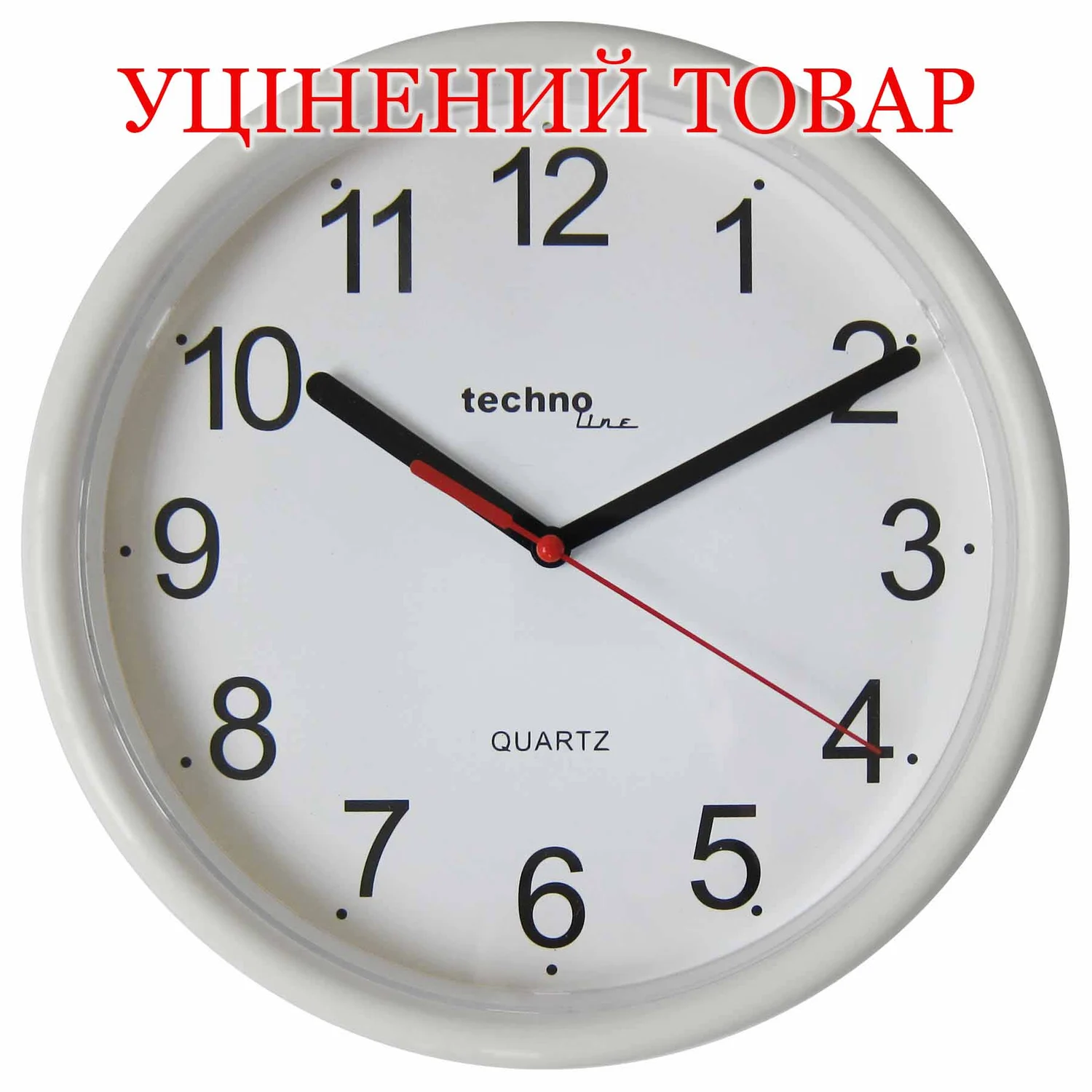 Настінні годинники Technoline WT600 кварцові 225 мм білий пластик