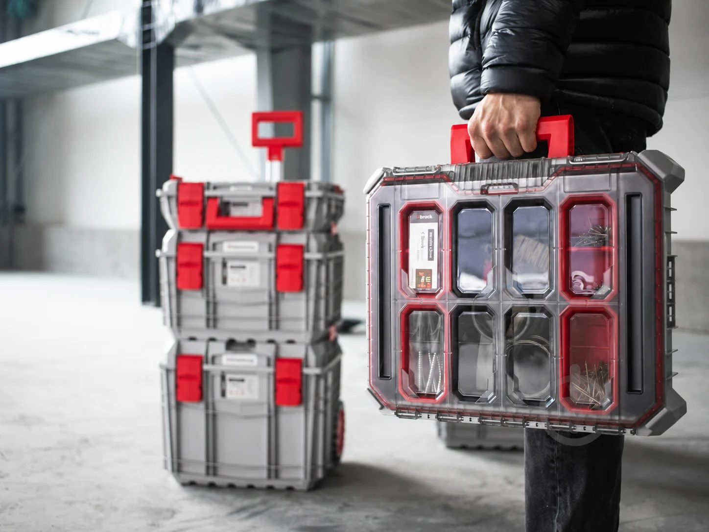 Мобільна скриня-візок Kistenberg C-Block PRO Trolley 40" 450x380x380 мм полімерна суміш