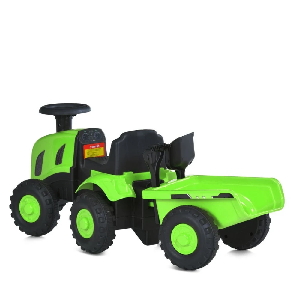 Каталка-толокар M 6154-5 до 25 кг пластик 54x32x36 см червоний