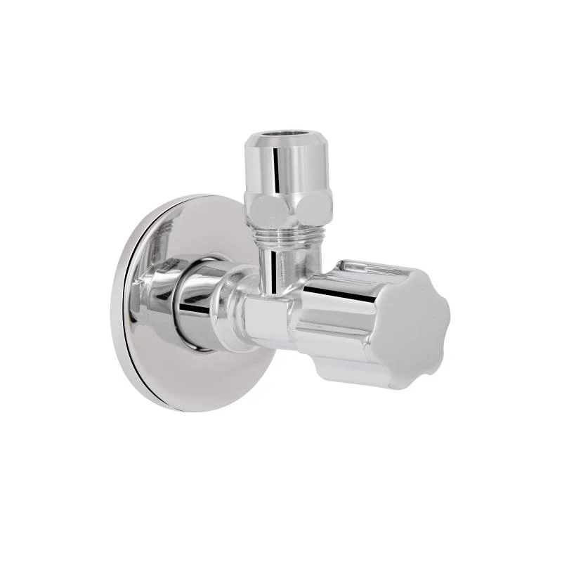 Кран кутовий Thermo Alliance Forte 1/2"Зх3/8"З хром M10
