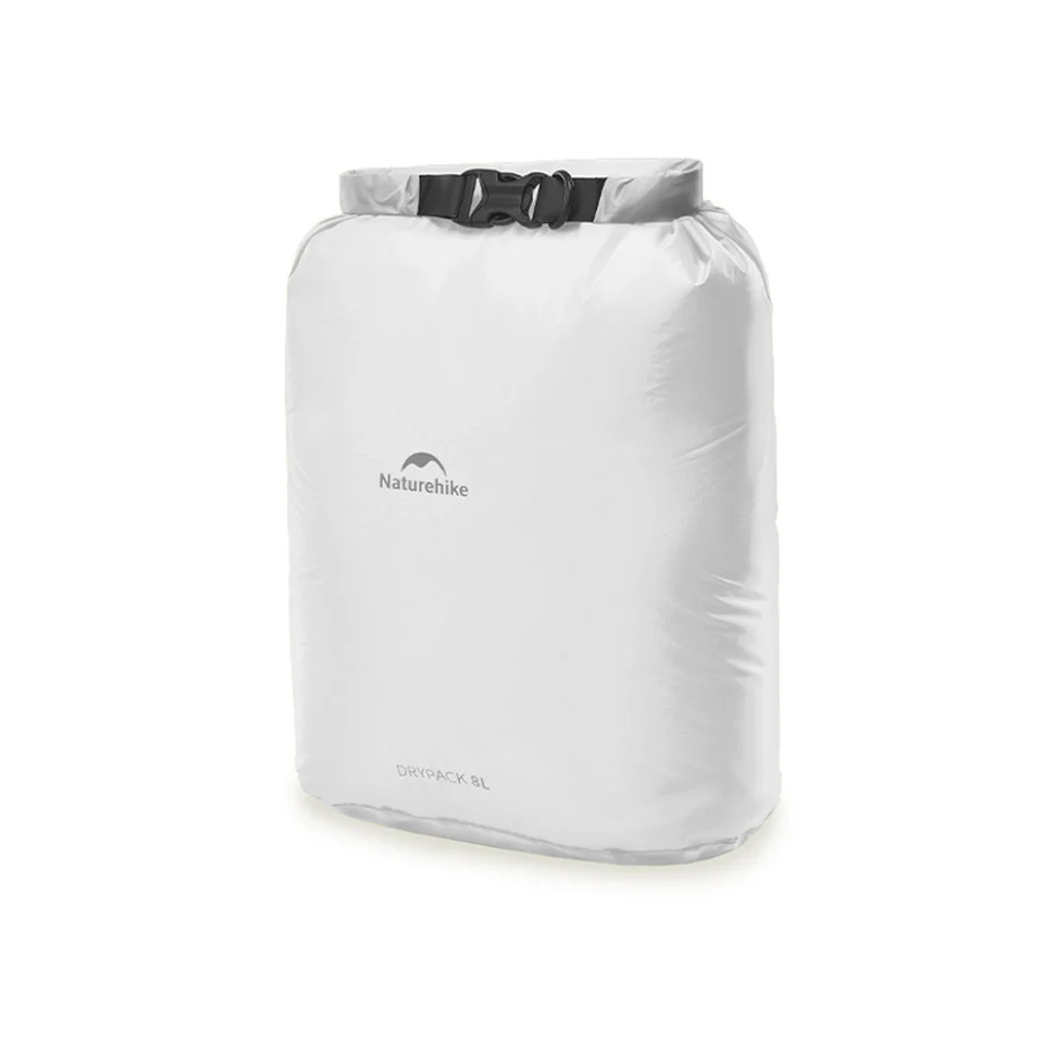 Гермомешок Naturehike CNK2550XB012 8 л нейлон белый 28,5х15х39 см