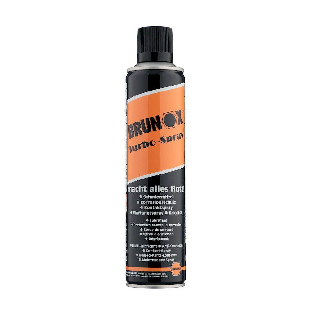Універсальне мастило Brunox Turbo-Spray 400 мл прозоре з голубуватим відтінком