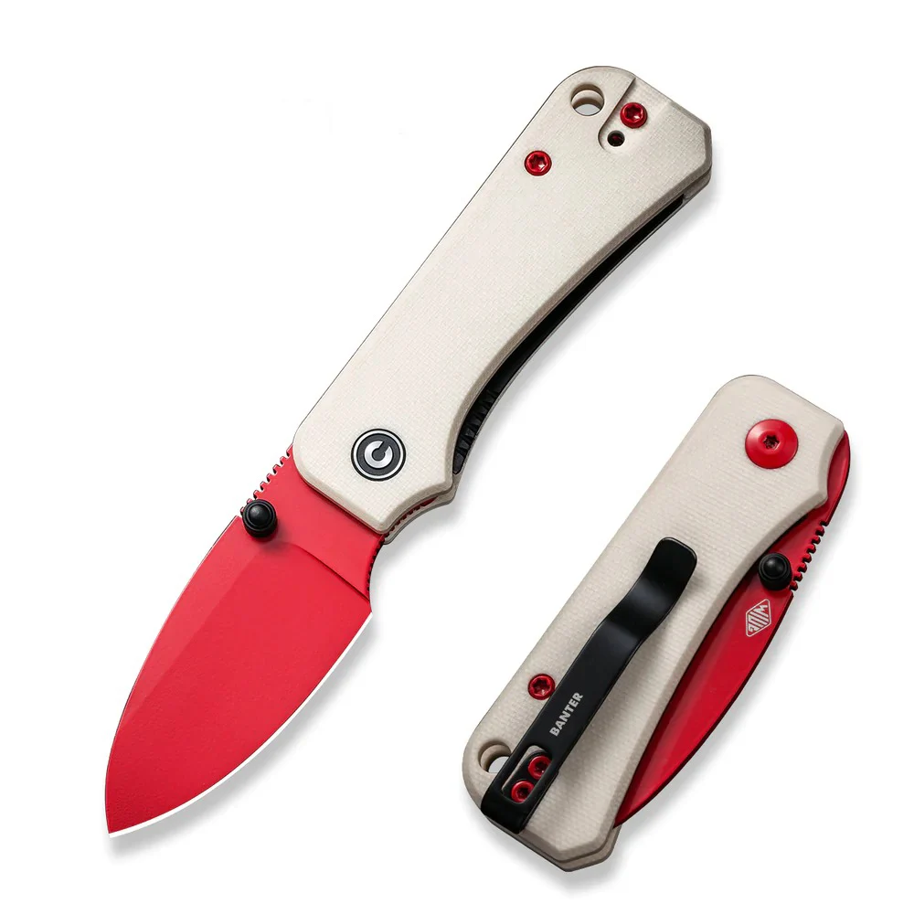 Складаний ніж Civivi Baby Banter 6,2 см Nitro-V G10 сірий