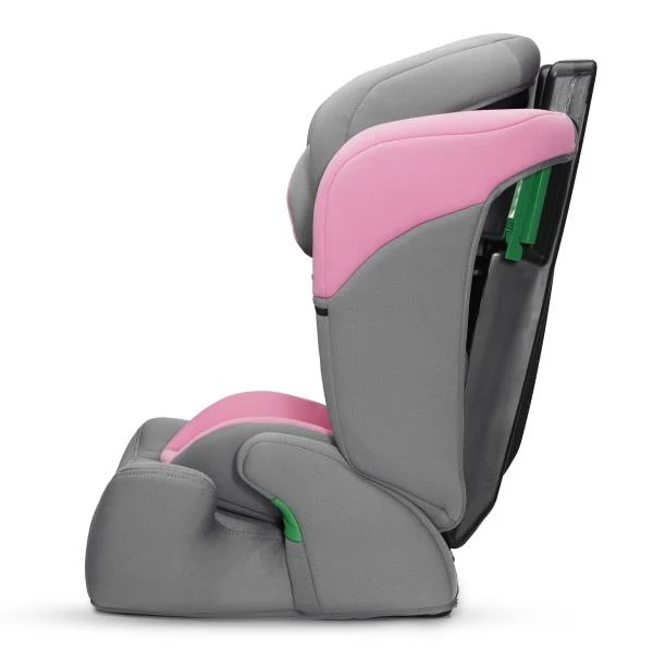 Автокрісло Kinderkraft Comfort Up i-Size 9-36 кг текстиль сіро-рожевий 61,5-84x44x49 см
