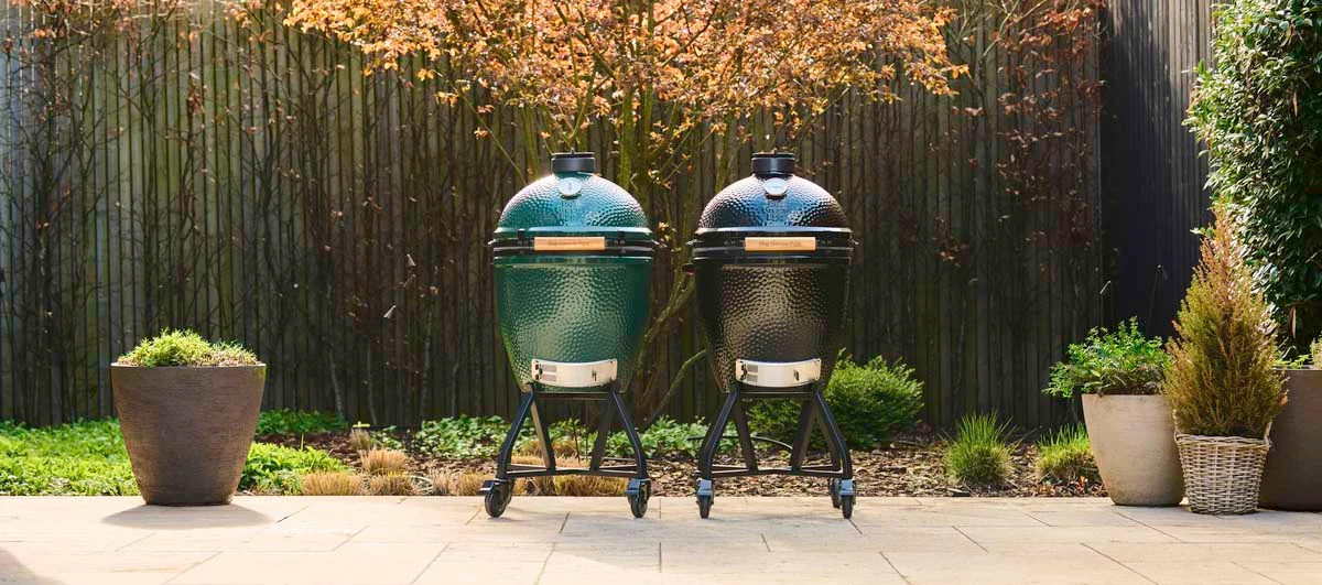 Керамічний вугільний гриль Big Green Egg Onyx Large 46 см чорний