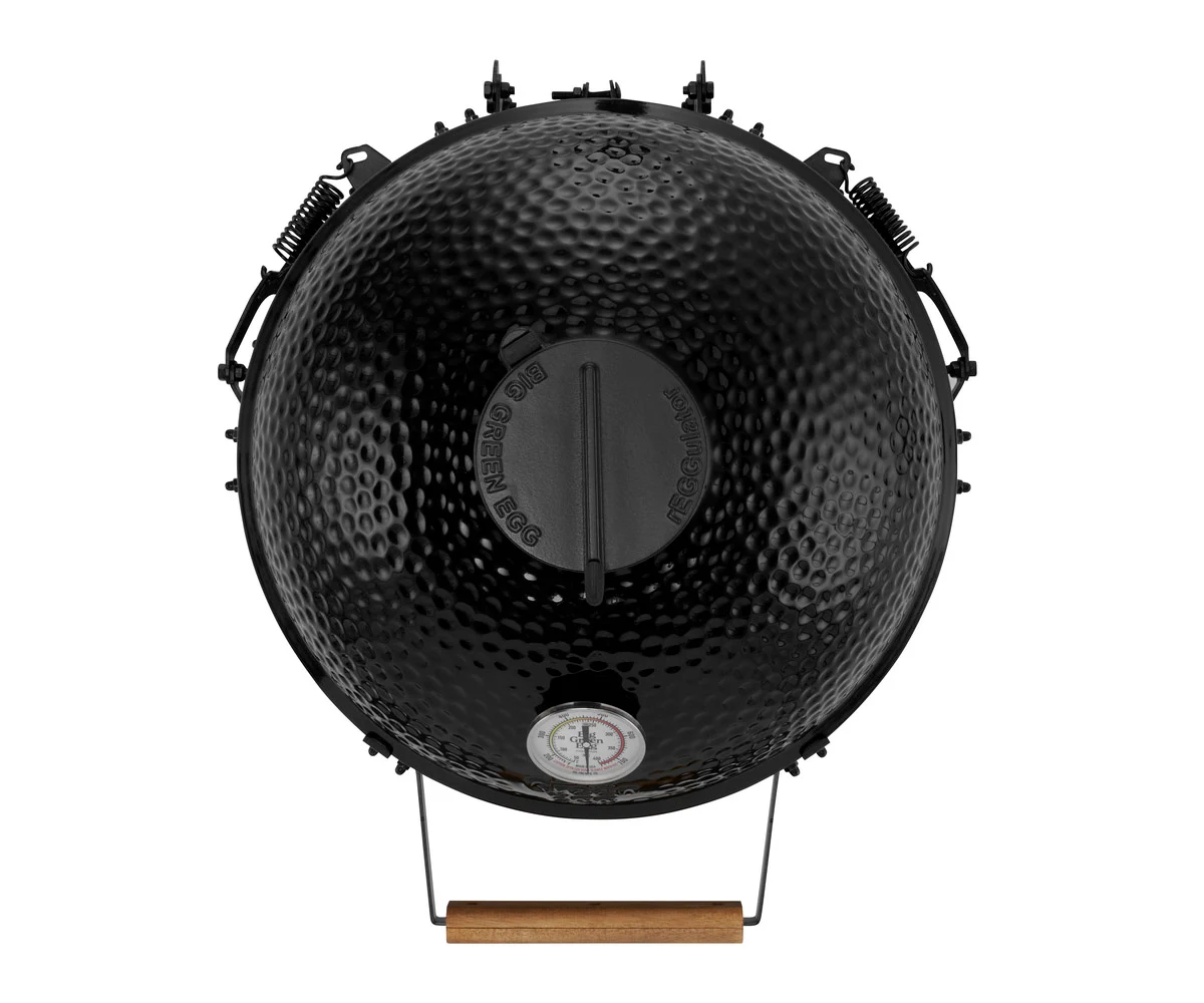 Керамічний вугільний гриль Big Green Egg Onyx Large 46 см чорний