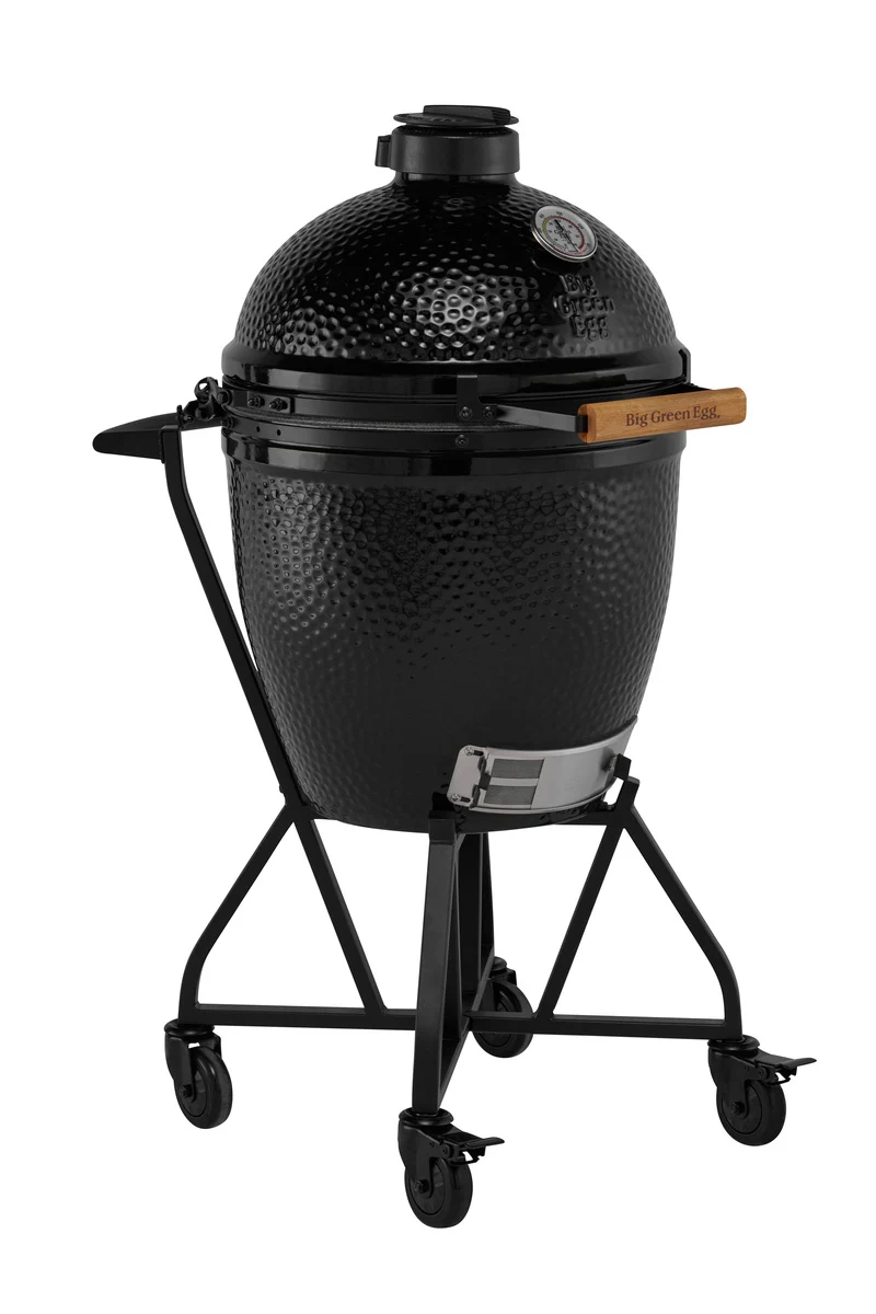 Керамічний вугільний гриль Big Green Egg Onyx Large 46 см чорний