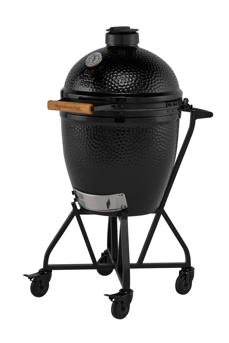Керамічний вугільний гриль Big Green Egg Onyx Large 46 см чорний