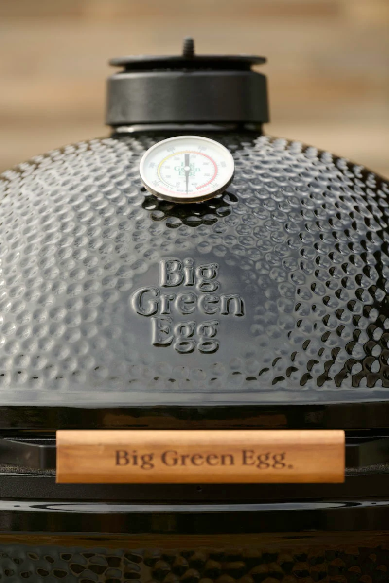 Керамічний вугільний гриль Big Green Egg Onyx Large 46 см чорний