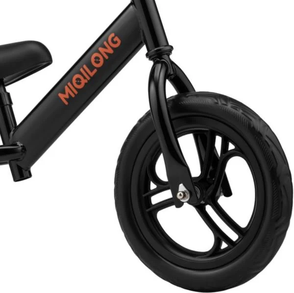 Біговел Miqilong HP 12" алюмінієвий чорний до 5 років 2,7 кг