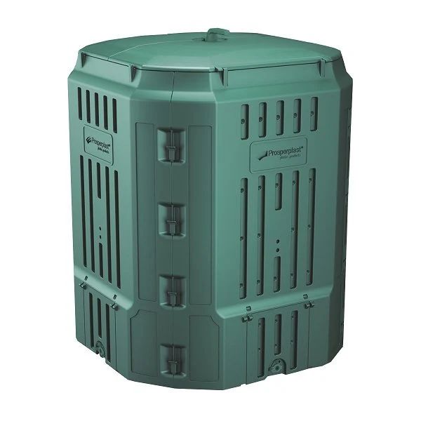 Компостер садовий Prosperplast Compothermo 900L пластиковий 1010x1010x1280 мм чорний