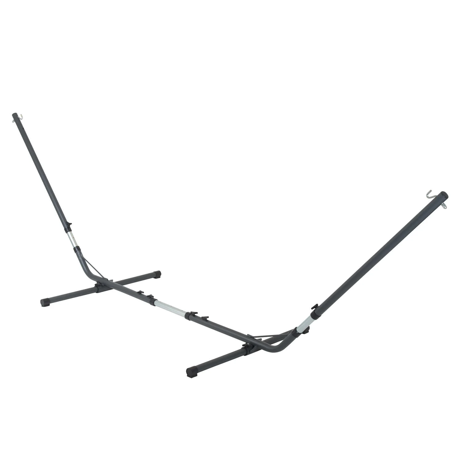 Стійка для гамака Universal Grey 150 кг сталь 400х100х140 см сірий