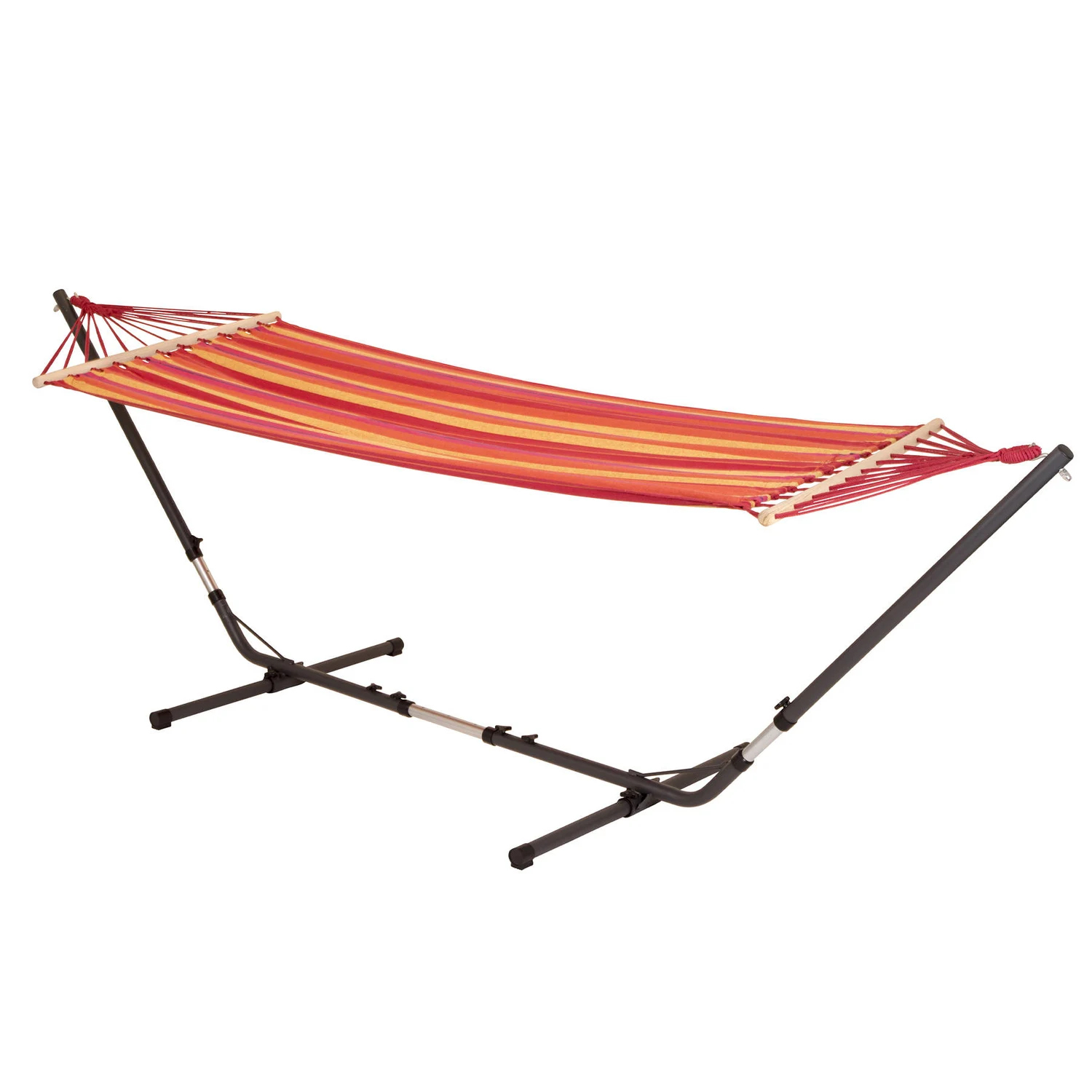 Стійка для гамака Universal Grey 150 кг сталь 400х100х140 см сірий