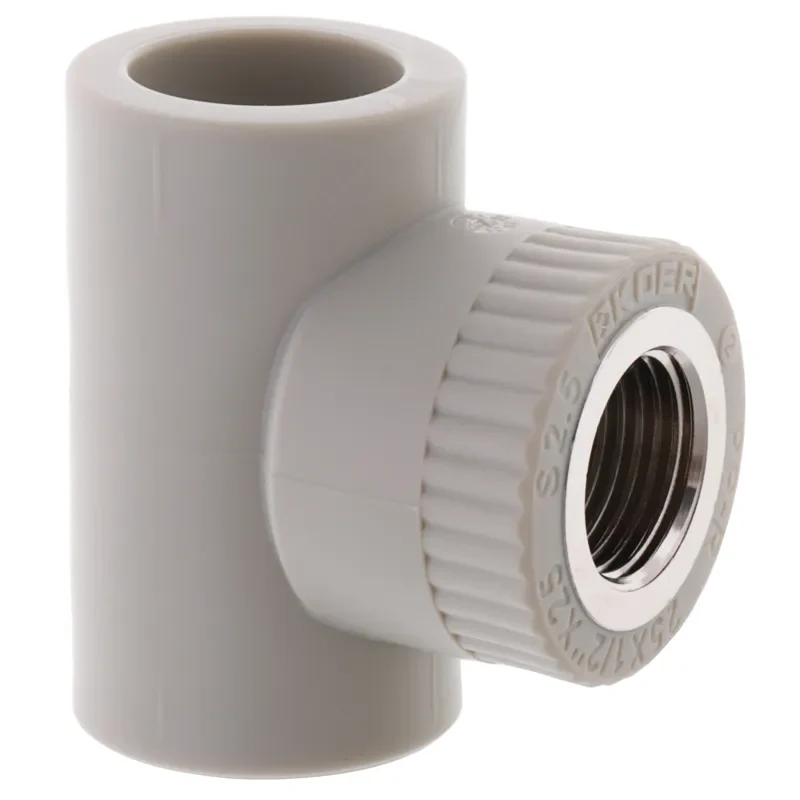 Трійник 25x1/2F PPR для водопроводу Поліпропілен K0104.PRO