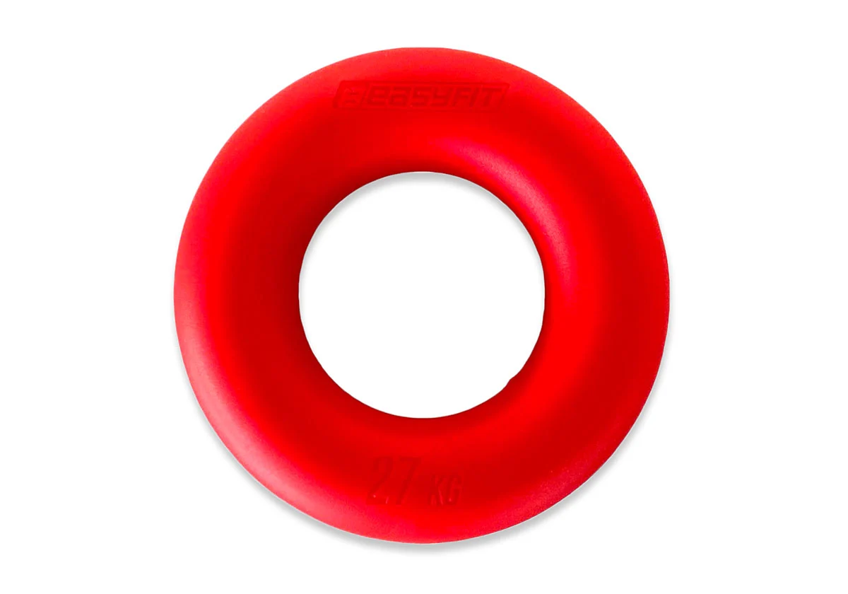 Еспандер кистьовий ProDobro Ring 27 кг силіконовий 9 см червоний
