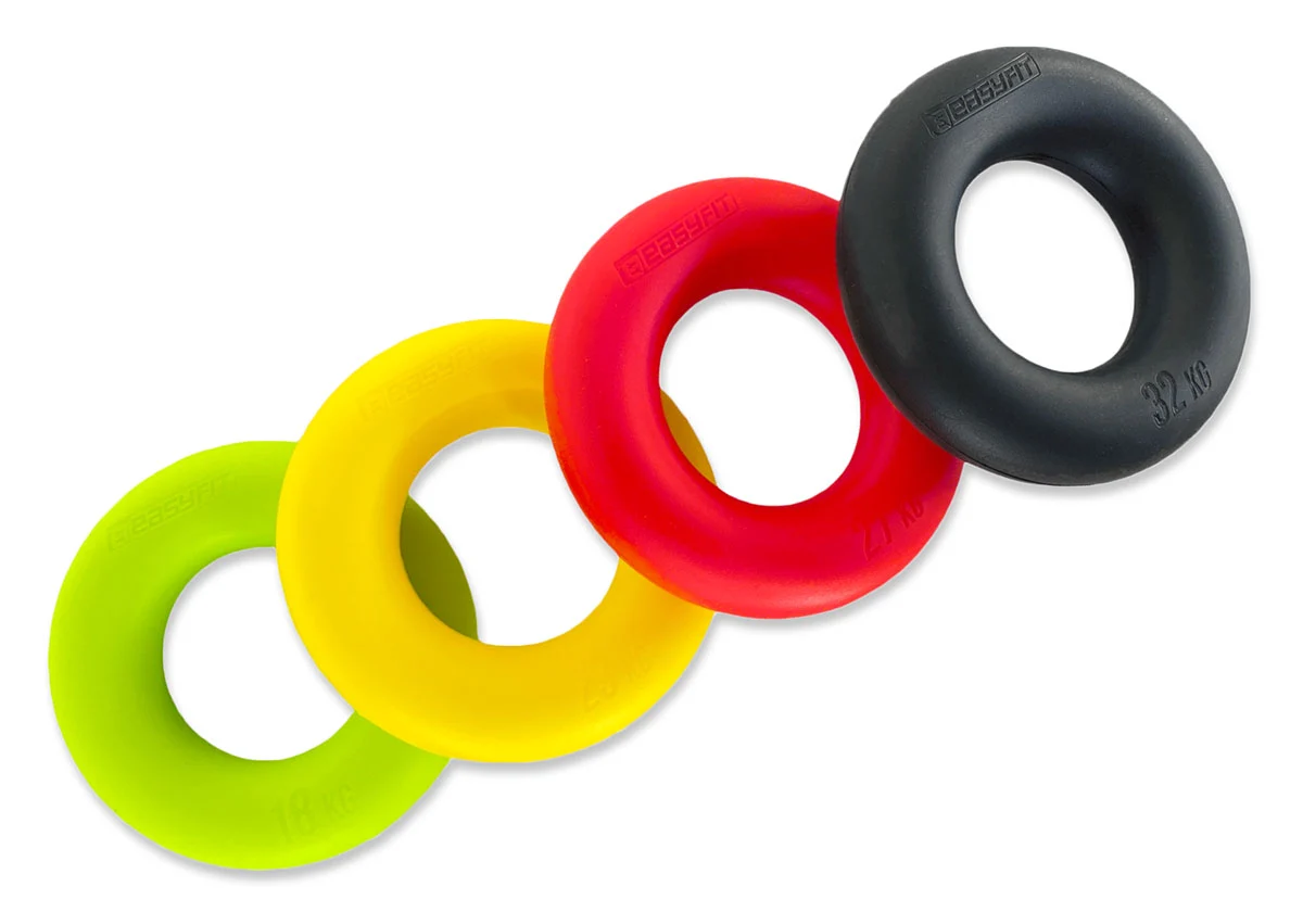 Еспандер кистьовий ProDobro Ring 27 кг силіконовий 9 см червоний