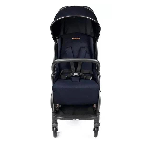 Прогулянкова коляска Peg-Perego Selfie 9,5 кг екошкіра синя