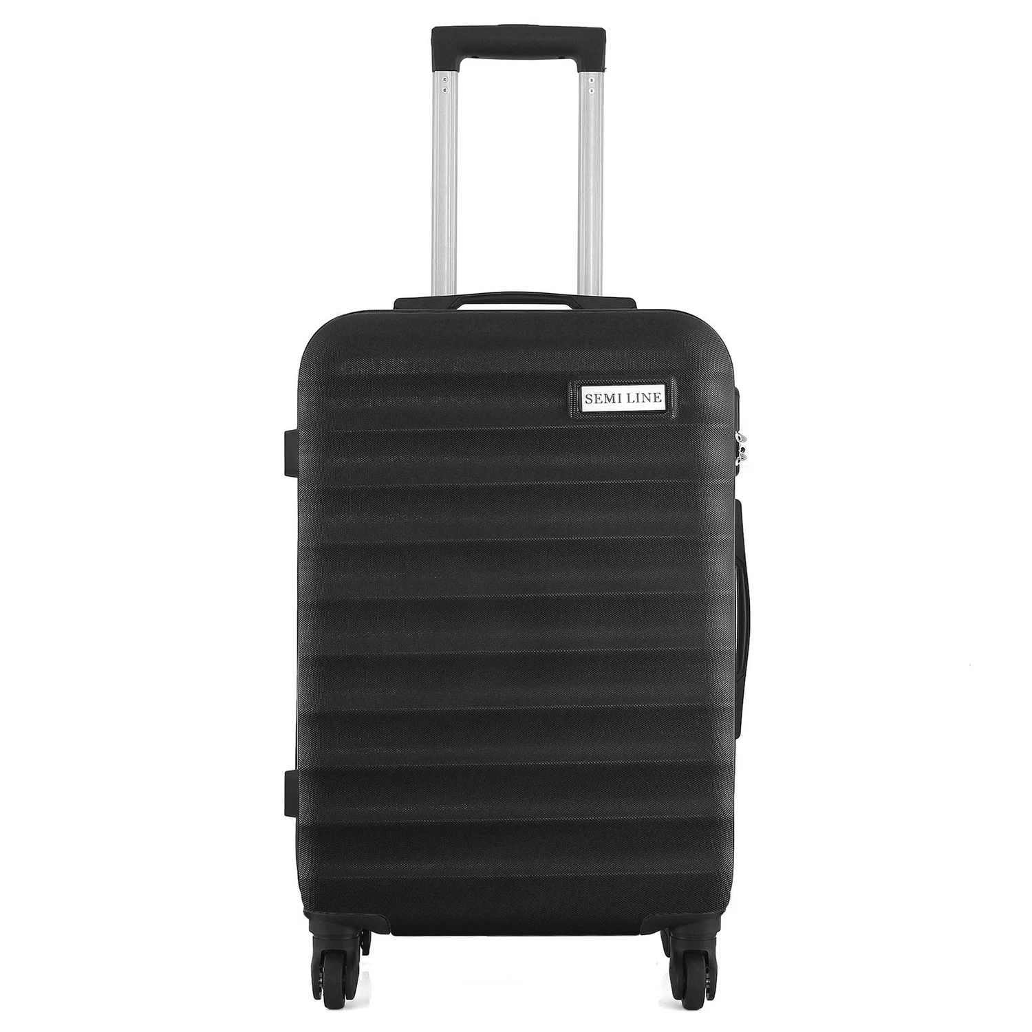 Чемодан Semi Line T5634-2 чорний 66x43,5x25 см ABS-пластик 60 л 4 колеса