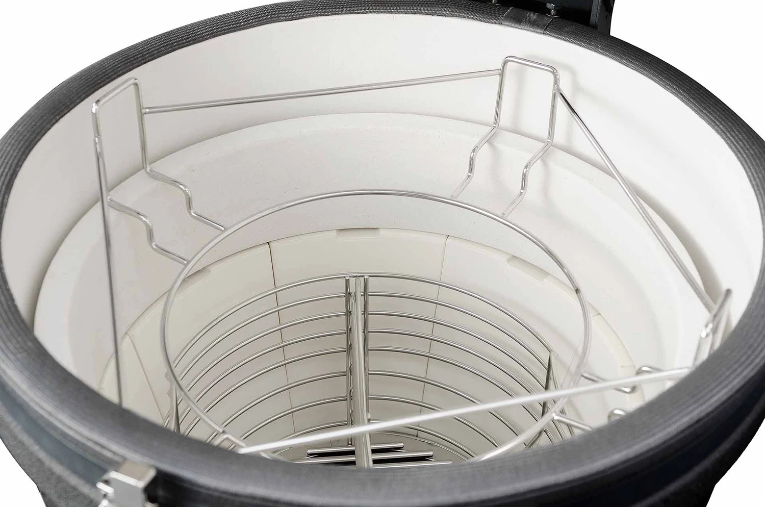 Підставка для відсікачів жару Kamado 5в1 XL нержавіюча сталь 47х47х14,5 см
