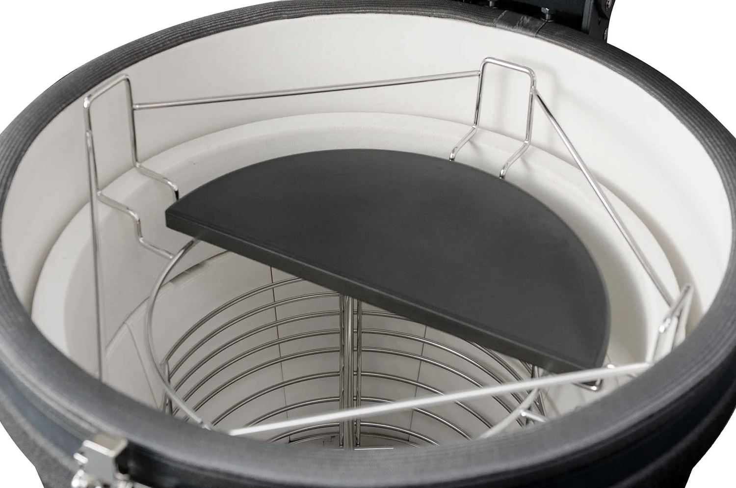 Підставка для відсікачів жару Kamado 5в1 XL нержавіюча сталь 47х47х14,5 см