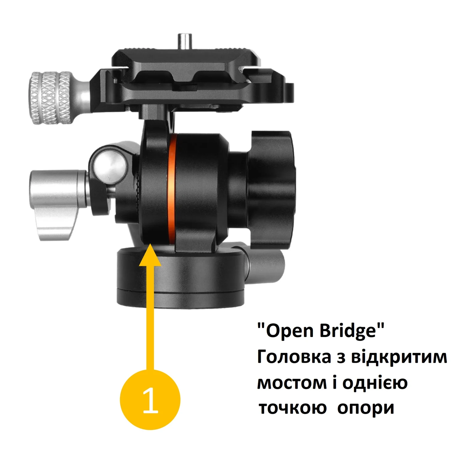 Штатив Vanguard Vesta Go 264AV12 відеоголова алюмінієвий 46,5х164 см 1,685 кг