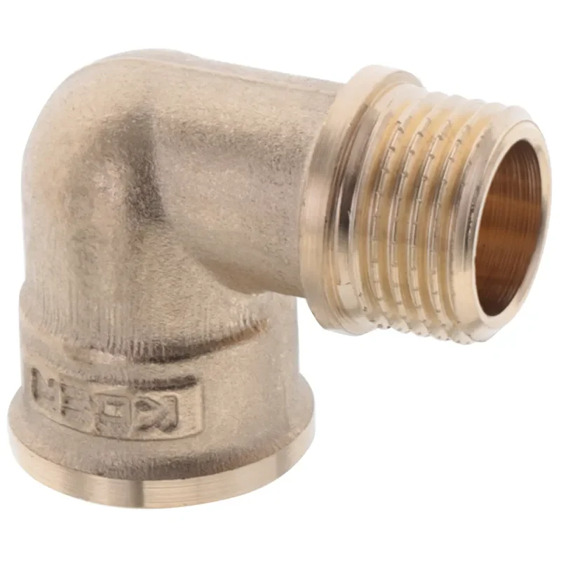 Ніпель Koer KF.L06MF.WN 1/2'' латунь внутрішня-зовнішня різьба без нікелю